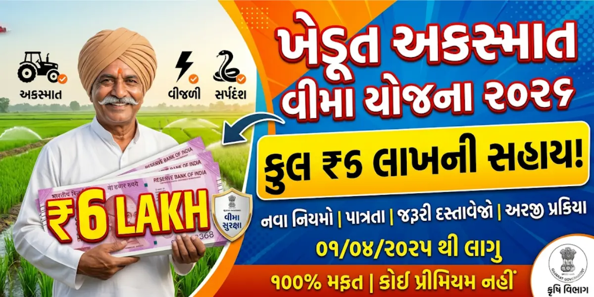 Khedut Akasmat Vima Yojana
