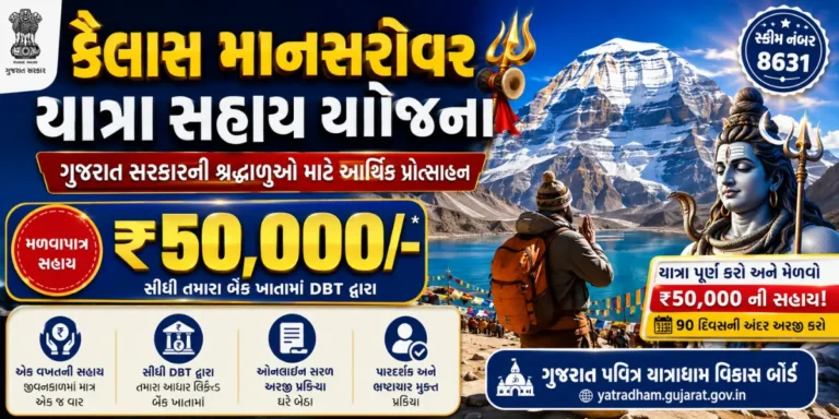 ગુજરાત સરકારની કૈલાસ માનસરોવર યાત્રા યોજના – Gujarat Government Kailash Mansarovar Yatra Scheme